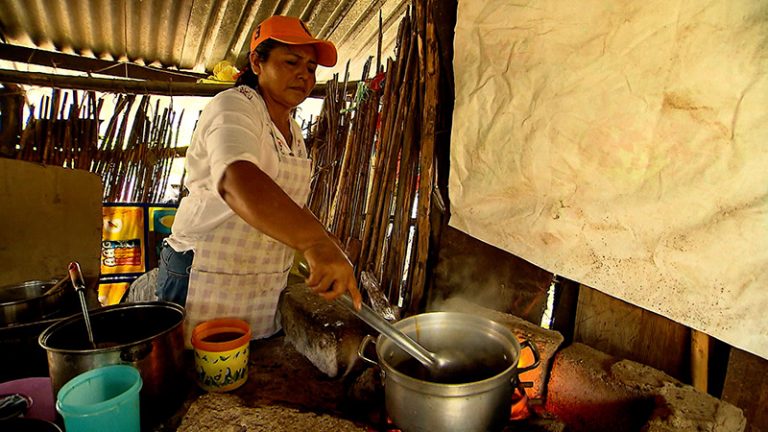 Cocina tradicional de leña